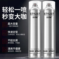 Guangzhou wholesale fixed spray hair gel, long-lasting shaping, moisturizing, styling mousse, hairstylist salon use, wholesale