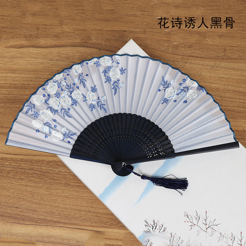 Flor poema atractivo hueso negro