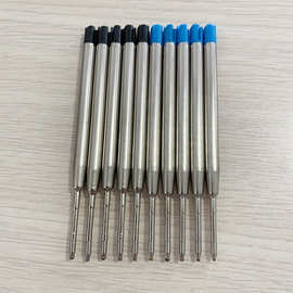 帆莱现货424金属通用笔芯  旋动圆珠笔G2笔芯  1.0mm按动笔笔芯