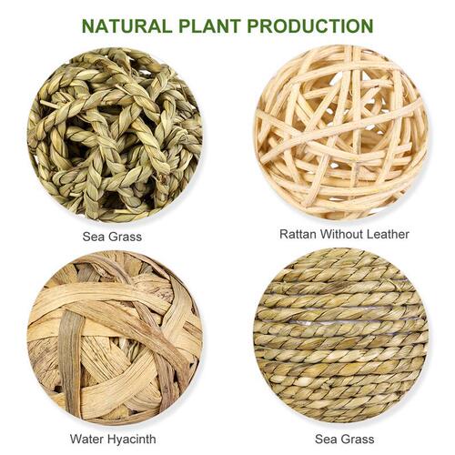 Rabbit grass ball, molar ball, guinea pig, parrot chewing toy, straw wicker ball, water grass ball, willow ball, hamster straw ball