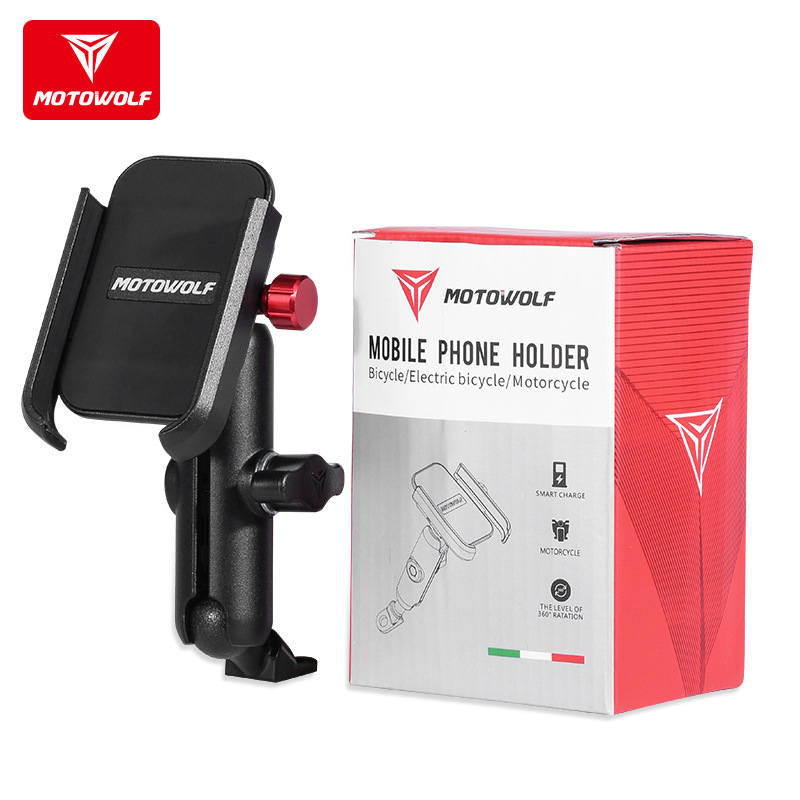 Soporte para teléfono móvil de aleación de aluminio para motocicleta coche eléctrico Soporte para teléfono móvil de carga USB Soporte para teléfono móvil de navegación USB para llevar