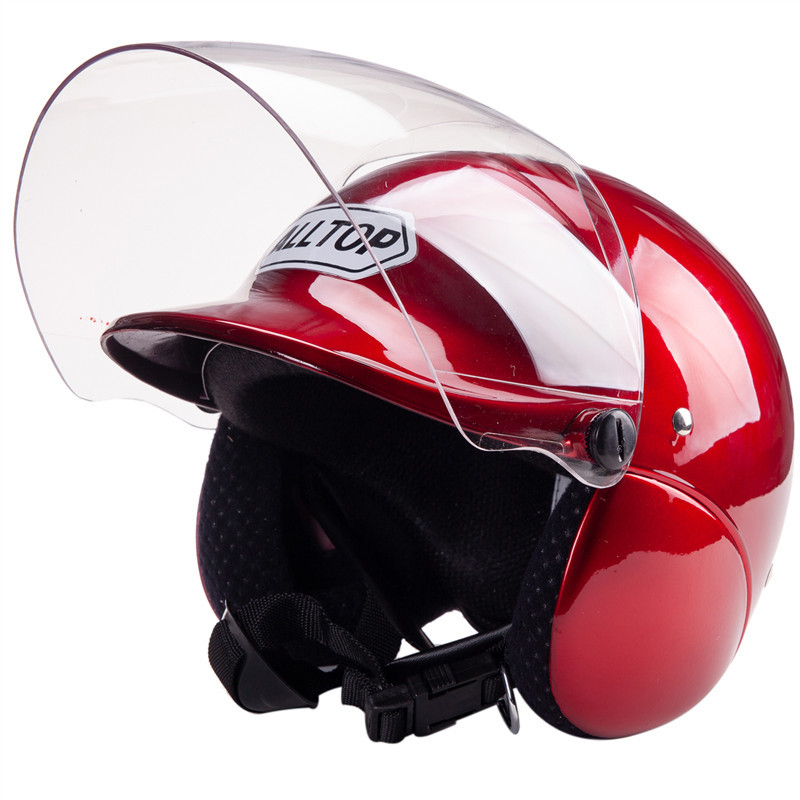 Kask motocyklowy w stylu czapki baseballowej Kask do pojazdu elektrycznego_voghion.com