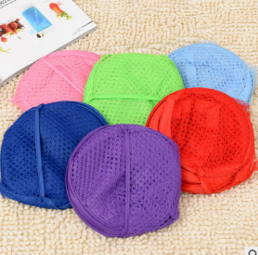 En stock nueva cesta de lavandería transpirable plegable cesta de lavandería de malla de color sólido canasta de almacenamiento de ropa sucia entrega de una pieza