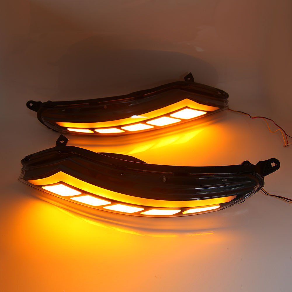 Adecuado para Mitsubishi X-Pander luz ceja luz diurna Yige faro ceja luz diurna ala GE luz ceja