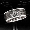 Fashionable motorcycle, ring suitable for men and women, wish, punk style, wholesale