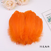 Spot supply 18 color goose hair color feathers DIY jewelry material dyed large floating feathers wholesale