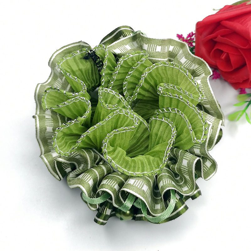 Korean style new hair accessories lace thick hair ring Fashion Women's headdress flower bow headdress boutique supply wholesale