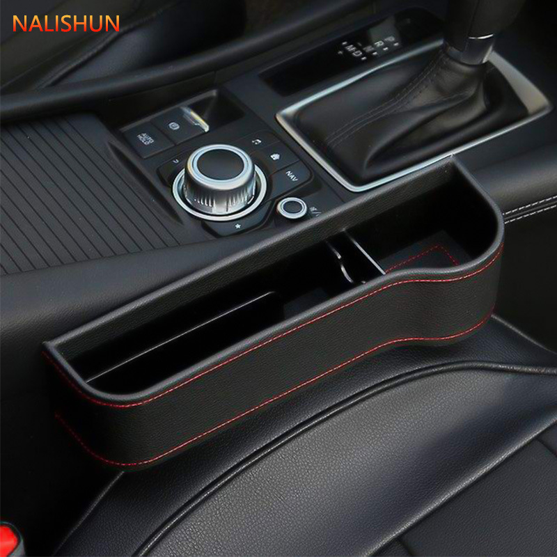 Caja de almacenamiento de hueco de asiento de coche multifuncional asiento hueco almacenamiento rack decoración interior del coche suministros