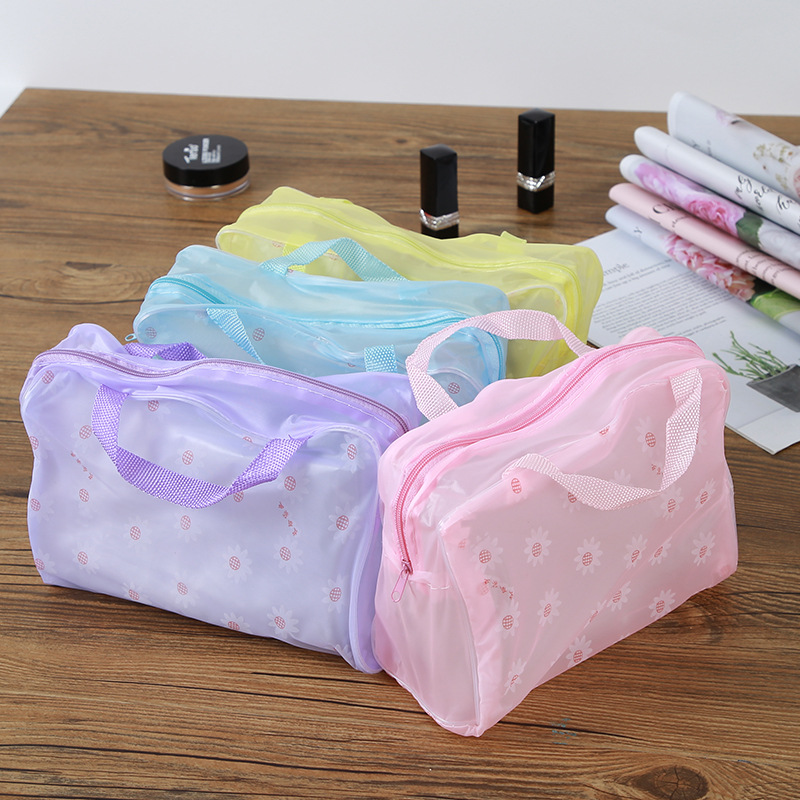 Travel cosmetic storage bag, organization bag, portable handle bathroom waterproof toiletry bag, toiletry bag, gift bag