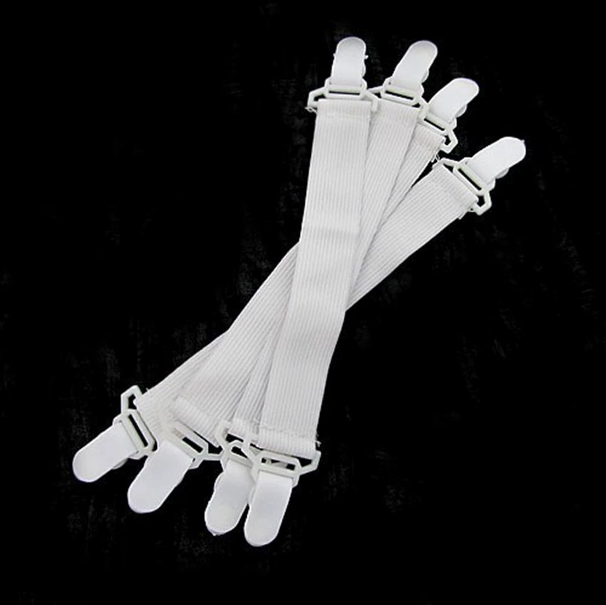 Креативная и практичная простыня с пряжкой, простыня, нескользящая фиксированная простыня, плоская, не грязная, 4 шт.