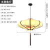 Flashlight, ceiling lamp, creative classic street lamp for living room, retro antique lights, Chinese style