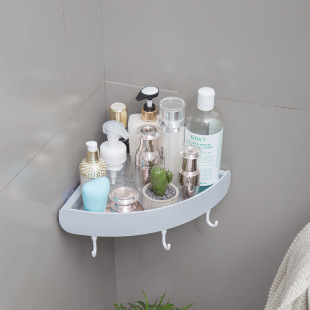 Bathroom Corner Rack Creative and Practical Bathroom Wall Triangle Plastic Punch-free Wall Hanger Bathroom Rack