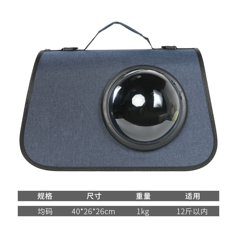 Mascota gato portátil y perro fuera transparente transpirable gato bolsa de hombro crossbody portátil plegable transfronteriza bolsa de mascotas