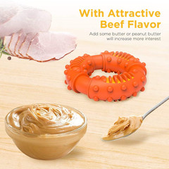 Amazone's new hot selling dog toys for medium and large dogs golden retriever molar pet toys donuts