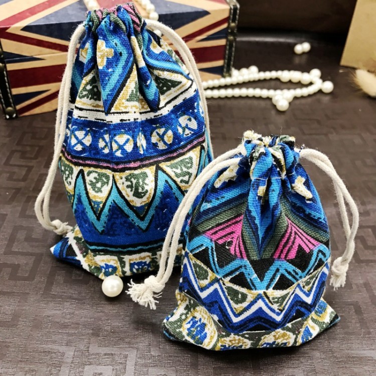 花边民族风香包香囊棉麻空袋子 佛珠首饰袋 驱蚊香薰香包袋批发