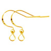 Copper accessory, earrings handmade, suitable for import, silver 925 sample, 18 carat, wholesale