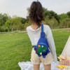 Children's bag for boys, dinosaur, chest bag, sports shoulder bag for leisure, cartoon one-shoulder bag, wholesale