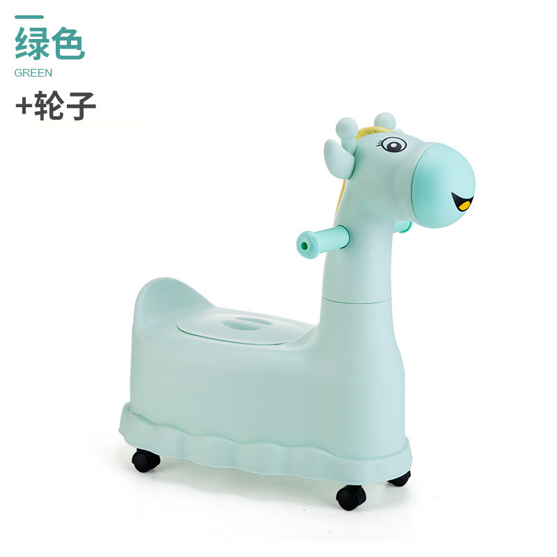 Inodoro doméstico para niños, inodoro de asiento para bebés de tamaño grande, inodoro para bebés de tipo cajón, inodoro pequeño con ruedas