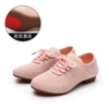Pink rubber sole straight bottom
