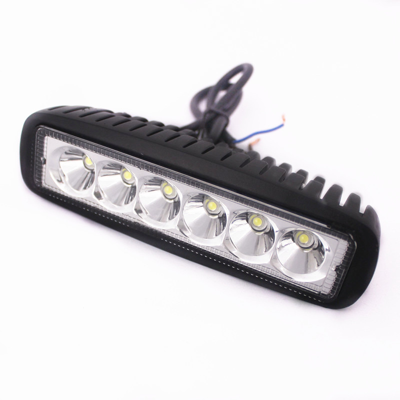 Transfronterizo dedicado 18W luz de trabajo off-road vehículo modificado coche ligero LED faro coche LED Spotlight luz diurna