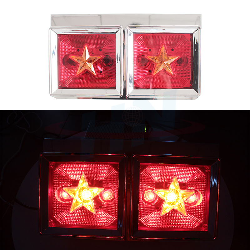 Comercio exterior Venta caliente japonés universal camión pesado camión remolque luz trasera luz de freno luz de giro 24V