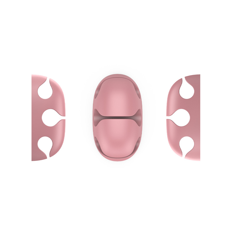 Nuevo cable de datos de escritorio organizador de cable de silicona regalo creativo de almacenamiento Winder enchufe titular clip de alambre