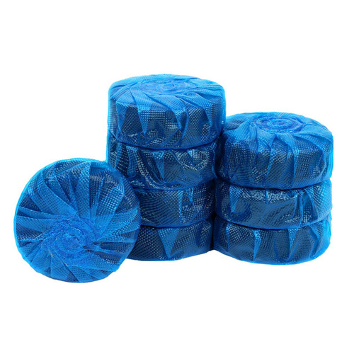 10-pack of Blue Bubble Toilet Cleansing Toilet Spirit Toilet Deodorizing Toilet Cleaning Block Toilet Cleaning Spirit Toilet Cleaner Fresh Scent Type