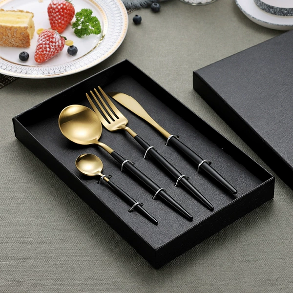 Set, gift box, tableware, 4 pieces