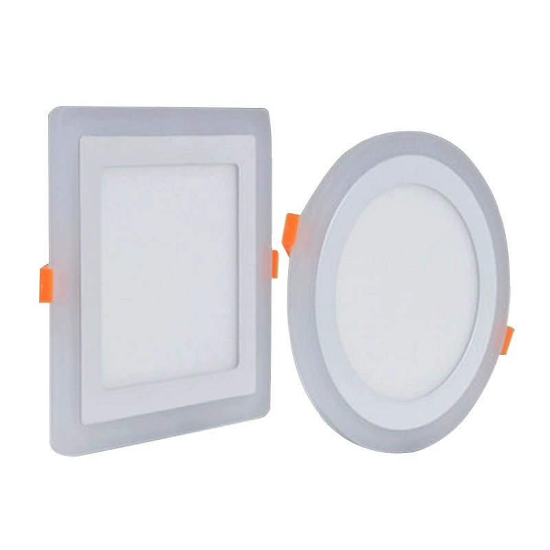 (Cross-border trading), two-color LED round rectangular lamp, built-in ceiling light for bedroom