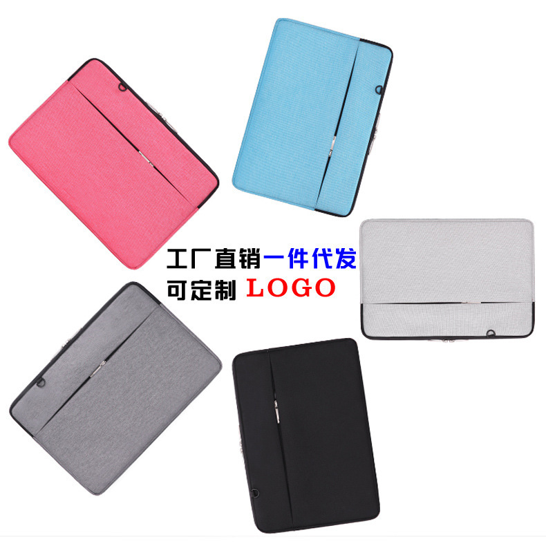 2018 Spring Fresh Notebook Bag Luggage Leather Oxford Cloth Hand Bag Computer Bag Student