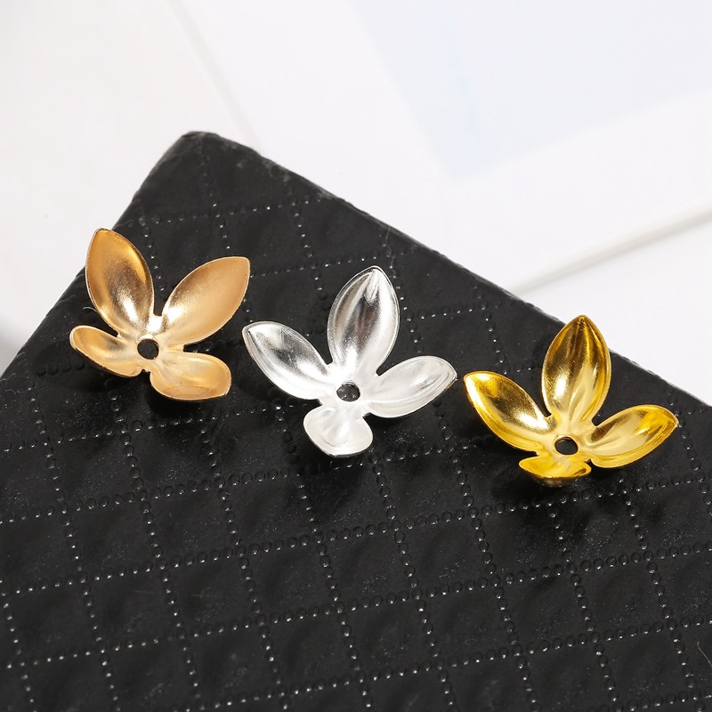 Factory direct handmade diy accessories High 10mm four-leaf flower holder ancient hair accessories Hanfu hair accessories