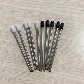 帆莱批发水晶笔笔芯  替换旋转芯中油钻石笔芯  70MM金属圆珠笔芯