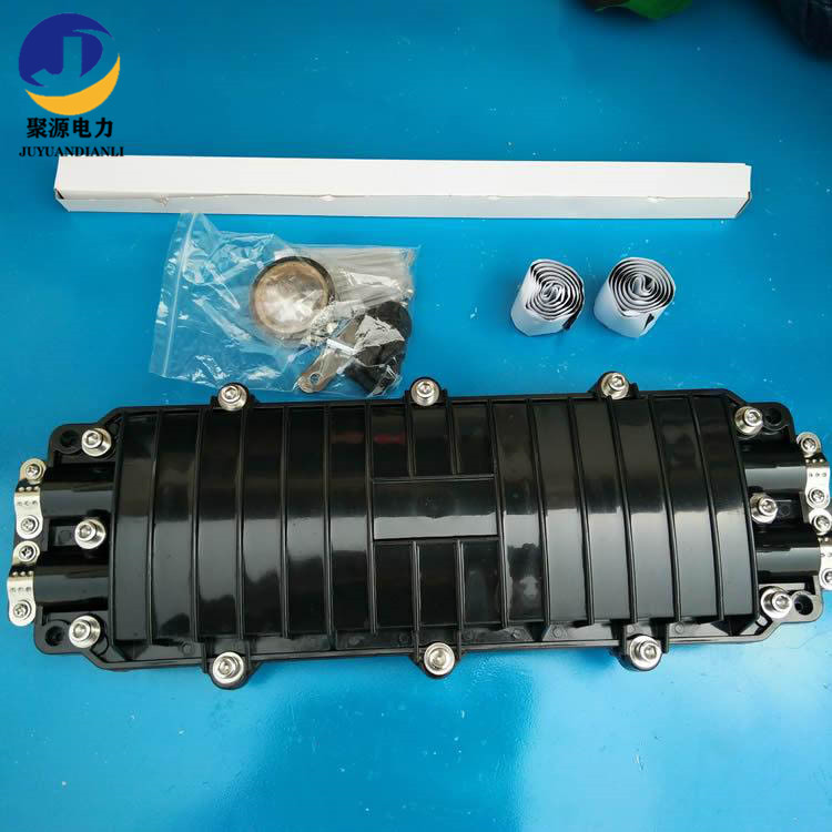 厂家生产光缆接头盒 卧式4孔AJS型PC材质光缆接头盒 塑料接续盒