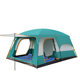 Two rooms and one hall outdoor double-layer tent camping rainstorm protection 8 people 10 people 12 people Park multi-person tent