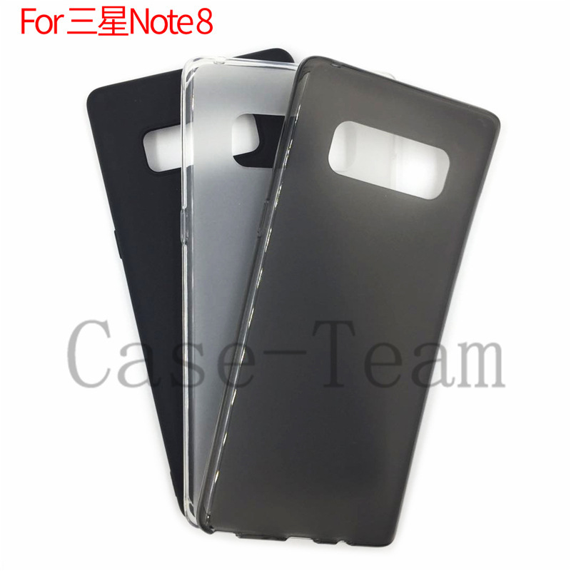 Suitable for Samsung Note8 Protective Case Note 8 Mobile Phone Case Cloth Transparent Mobile Phone Case Ding Material