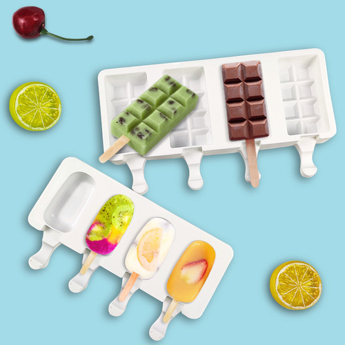 Sanxin oval ice cream silicone mold DIY cheese stick popsicle ice cream popsicle grinder baking tool
