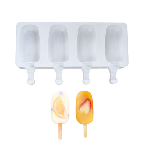 Sanxin oval ice cream silicone mold DIY cheese stick popsicle ice cream popsicle grinder baking tool