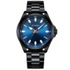 Fashionable men's steel belt for leisure, waterproof quartz men's watch, simple and elegant design