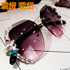 Sunglasses, brand sun protection cream, 2022 collection, UF-protection, fitted, internet celebrity, Korean style