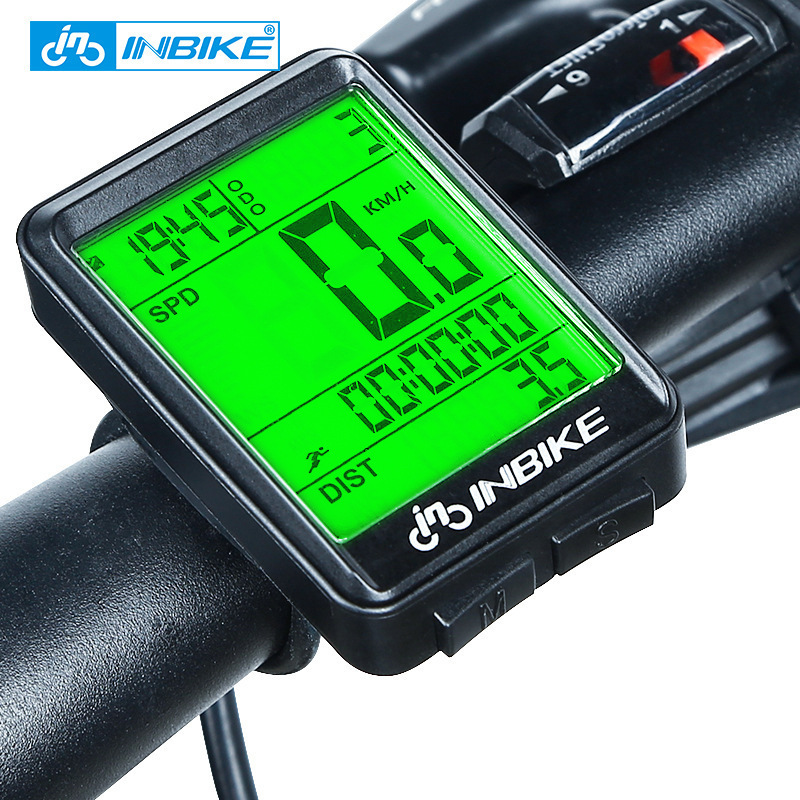Inbike Cross-Border E-Commerce English Version Mileage Test Form Mountain Bike Speedometer Wholesale Foreign Version
