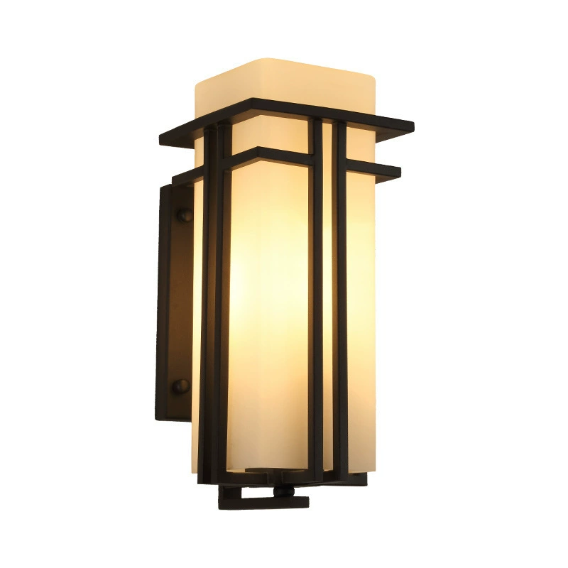 Современная настенная LED-лампа-уголок квадрат для коридора, для беседки, китайский стиль