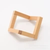 Tubing from natural wood