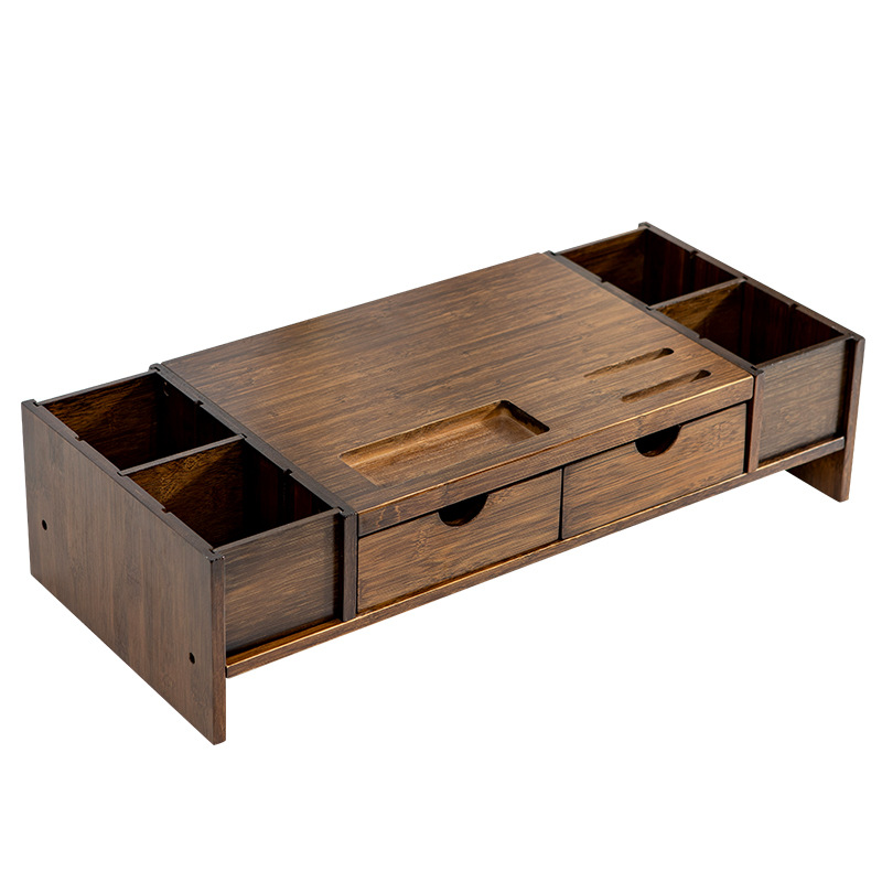 Yaouda monitor de pantalla la computadora de escritorio soporte de elevación extra grande rack de almacenamiento de escritorio