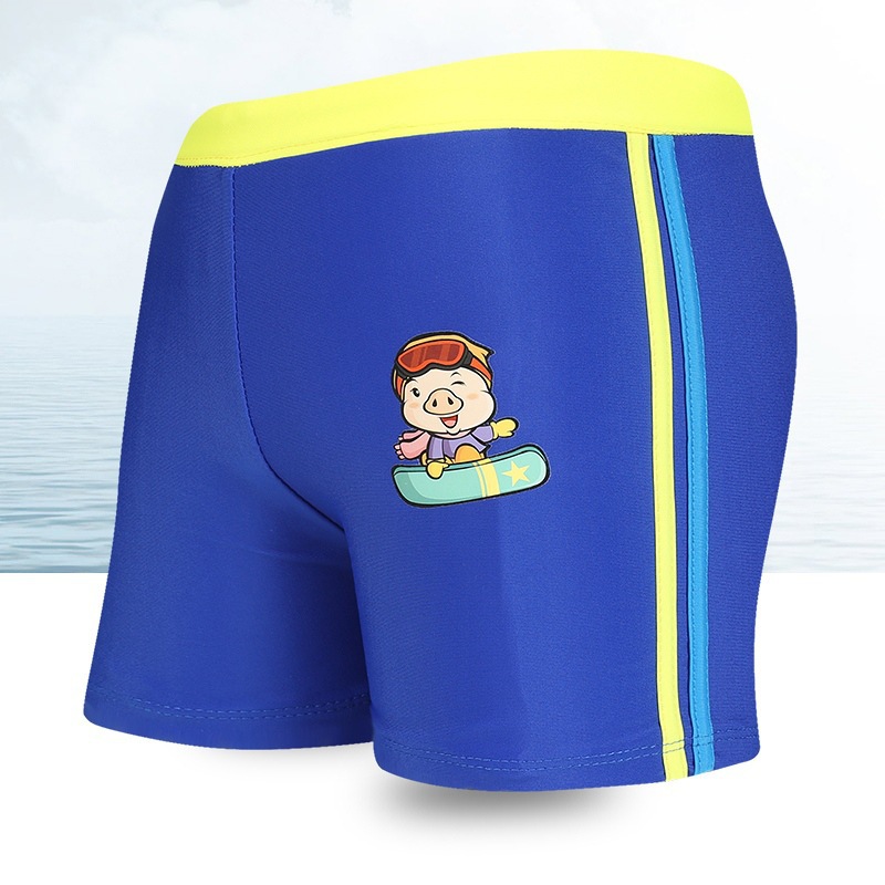 Bañador para niños dibujos animados lindo medio y grandes niños bañador para niños vacaciones para niños Parque acuático Boxer natación shorts