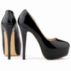 817-1 black patent leather
