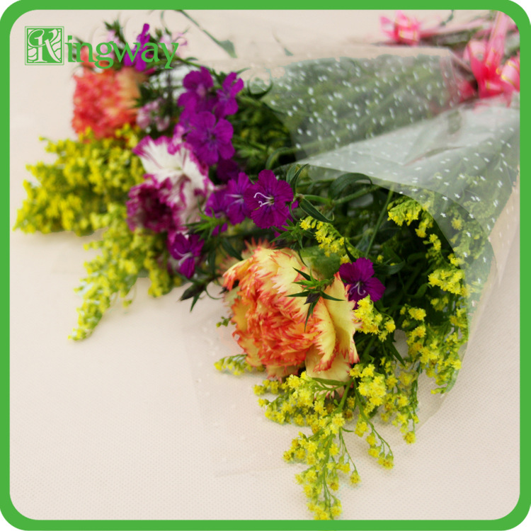 透明印刷OPP三角袋子 鲜花花束包装袋 多规格厂家直批