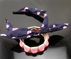 Hairgrip with bow, fashionable headband, hairpins, accessory, floral print, Korean style, wholesale