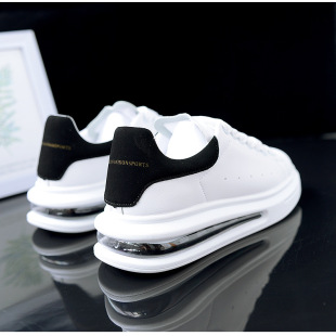 Red Tail White Shoes Women's Air Cushion Shoes 2020 New Women's Shoes Sports Casual Torre Shoes Thick Sole Lovers Shoes