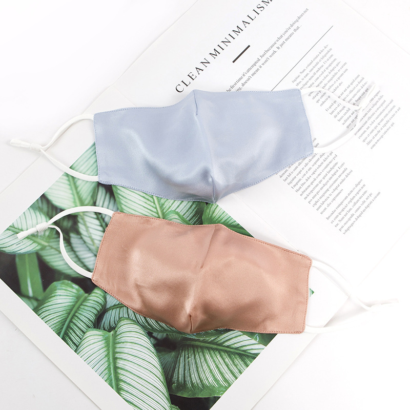 Butterfly Embroidery 19 Momme Heavy Silk Mask 100% Mulberry Silk Double-Sided Comfortable Dustproof Sunscreen High-End Feel Butterfly Embroidery 19 Momme Heavy Silk Mask 100% Mulberry Silk Double-Sided Comfortable Dustproof Sunscreen High-End Feel