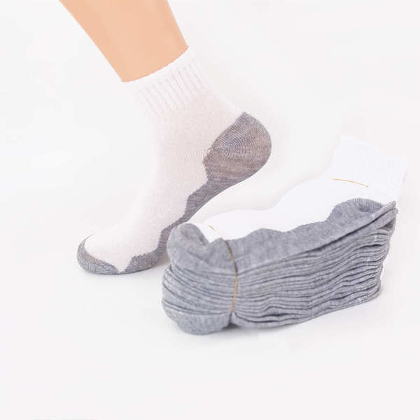 Yin and Yang socks white -bottomed white -faced socks wholesale
